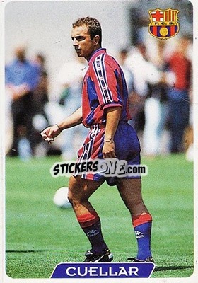 Cromo Cuellar - Las Fichas De La Liga 1995-1996 - Mundicromo