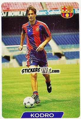 Sticker Kodro - Las Fichas De La Liga 1995-1996 - Mundicromo