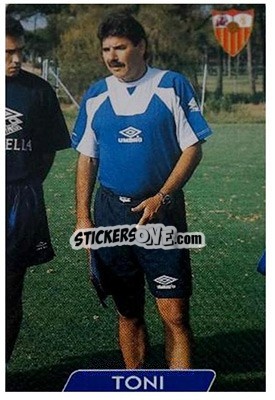 Sticker Toni MGR - Las Fichas De La Liga 1995-1996 - Mundicromo