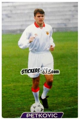 Sticker Petkovic - Las Fichas De La Liga 1995-1996 - Mundicromo