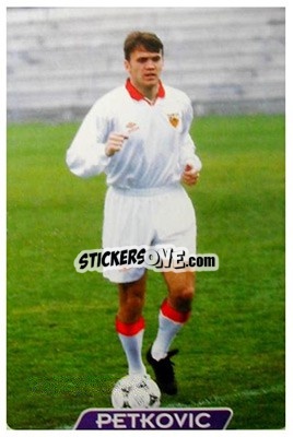 Cromo Petkovic - Las Fichas De La Liga 1995-1996 - Mundicromo