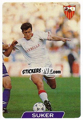 Sticker Suker - Las Fichas De La Liga 1995-1996 - Mundicromo