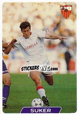 Figurina Suker - Las Fichas De La Liga 1995-1996 - Mundicromo