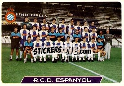 Sticker Team Card - Las Fichas De La Liga 1995-1996 n. 91 - Mundicromo