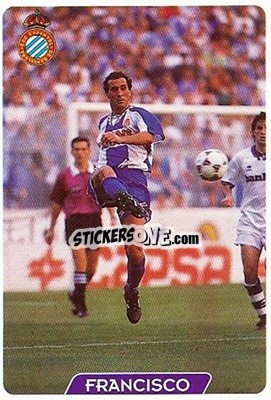 Figurina Francisco - Las Fichas De La Liga 1995-1996 - Mundicromo