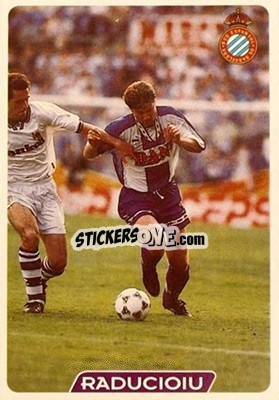 Sticker Raducioiu - Las Fichas De La Liga 1995-1996 n. 104 - Mundicromo