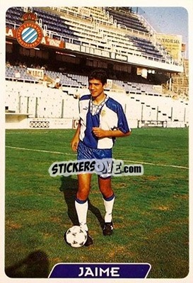 Sticker Jaime - Las Fichas De La Liga 1995-1996 n. 105 - Mundicromo