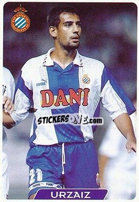 Cromo Urzaiz - Las Fichas De La Liga 1995-1996 - Mundicromo