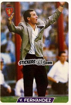 Sticker Victor F. MGR - Las Fichas De La Liga 1995-1996 - Mundicromo