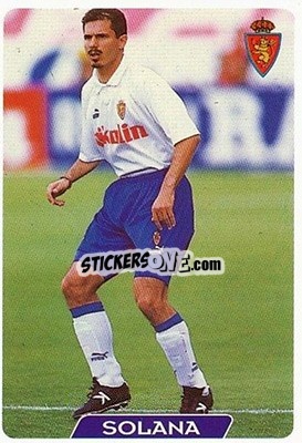Sticker Solana - Las Fichas De La Liga 1995-1996 n. 113 - Mundicromo