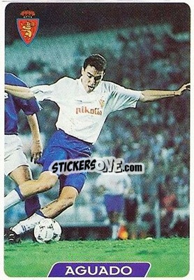 Sticker Aguado - Las Fichas De La Liga 1995-1996 - Mundicromo