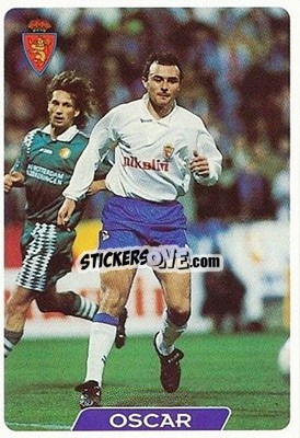 Sticker Oscar - Las Fichas De La Liga 1995-1996 - Mundicromo