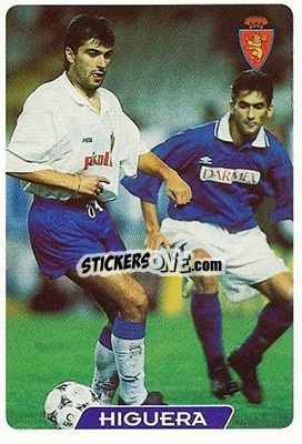 Sticker Higuera - Las Fichas De La Liga 1995-1996 - Mundicromo