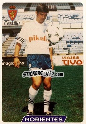 Sticker Morientes - Las Fichas De La Liga 1995-1996 - Mundicromo