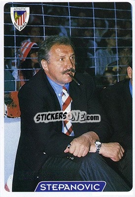 Sticker Stepanovic MGR - Las Fichas De La Liga 1995-1996 - Mundicromo