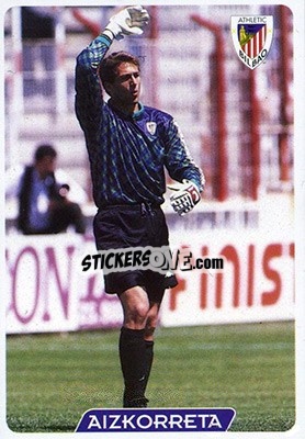 Sticker Aizkorreta UER - Las Fichas De La Liga 1995-1996 - Mundicromo