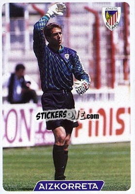 Sticker Aizkorreta UER - Las Fichas De La Liga 1995-1996 n. 130 - Mundicromo