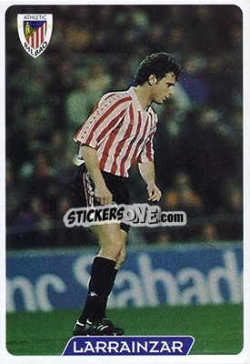 Cromo Larrainzar - Las Fichas De La Liga 1995-1996 - Mundicromo