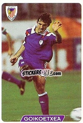 Cromo Goikotxea - Las Fichas De La Liga 1995-1996 - Mundicromo