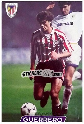 Sticker Guerrero - Las Fichas De La Liga 1995-1996 - Mundicromo