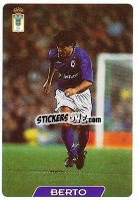 Sticker Berto - Las Fichas De La Liga 1995-1996 - Mundicromo