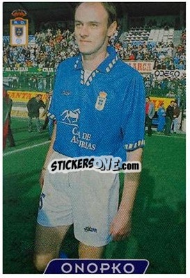 Cromo Onopko - Las Fichas De La Liga 1995-1996 - Mundicromo