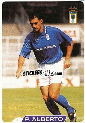 Figurina P. Alberto - Las Fichas De La Liga 1995-1996 - Mundicromo