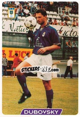 Cromo Dubovsky - Las Fichas De La Liga 1995-1996 - Mundicromo