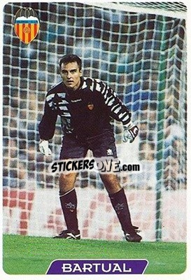 Sticker Bartual - Las Fichas De La Liga 1995-1996 - Mundicromo