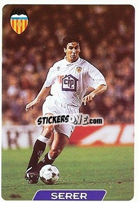 Sticker Serer - Las Fichas De La Liga 1995-1996 n. 169 - Mundicromo