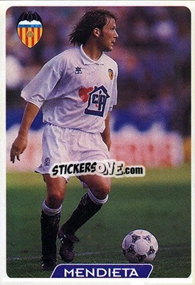 Sticker Mendieta - Las Fichas De La Liga 1995-1996 n. 172 - Mundicromo