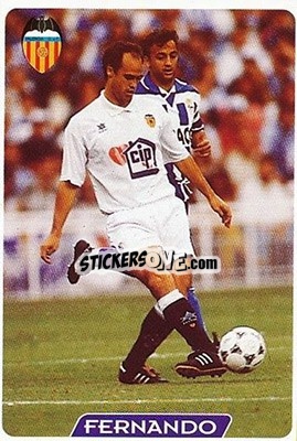 Cromo Fernando - Las Fichas De La Liga 1995-1996 - Mundicromo