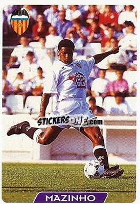Sticker Mazinho - Las Fichas De La Liga 1995-1996 - Mundicromo
