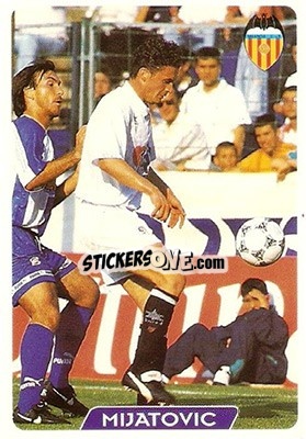Sticker Mijatovic - Las Fichas De La Liga 1995-1996 n. 175 - Mundicromo