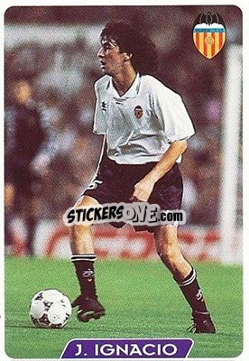 Sticker J. Ignacio - Las Fichas De La Liga 1995-1996 - Mundicromo