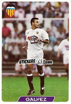 Cromo Galvez - Las Fichas De La Liga 1995-1996 - Mundicromo
