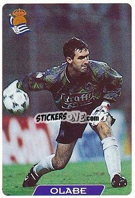 Sticker Olabe - Las Fichas De La Liga 1995-1996 - Mundicromo