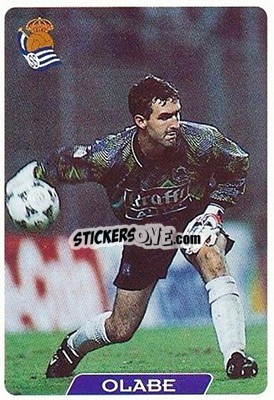 Sticker Olabe - Las Fichas De La Liga 1995-1996 n. 184 - Mundicromo