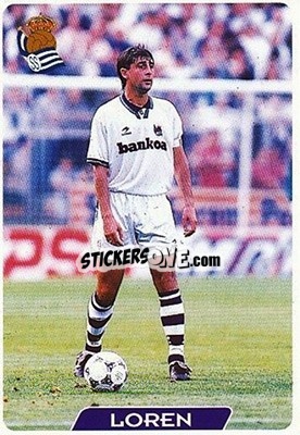 Cromo Loren - Las Fichas De La Liga 1995-1996 - Mundicromo