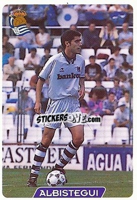 Figurina Albistegui - Las Fichas De La Liga 1995-1996 - Mundicromo