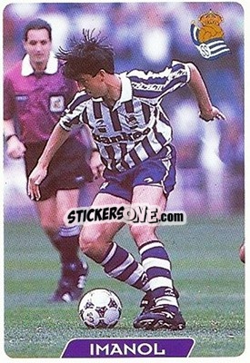 Sticker Imanol - Las Fichas De La Liga 1995-1996 - Mundicromo