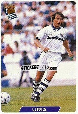 Cromo Uria - Las Fichas De La Liga 1995-1996 n. 191 - Mundicromo