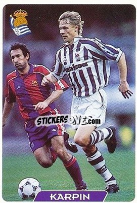 Cromo Karpin - Las Fichas De La Liga 1995-1996 - Mundicromo