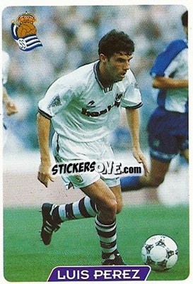 Cromo L. Perez - Las Fichas De La Liga 1995-1996 n. 194 - Mundicromo