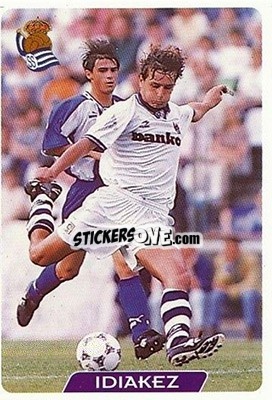 Cromo Idiakez - Las Fichas De La Liga 1995-1996 - Mundicromo