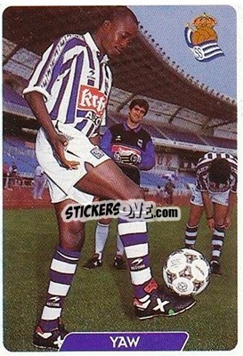 Sticker Yaw - Las Fichas De La Liga 1995-1996 - Mundicromo