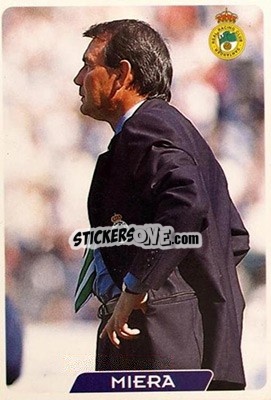 Sticker Miera MGR - Las Fichas De La Liga 1995-1996 - Mundicromo