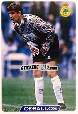 Cromo Ceballos - Las Fichas De La Liga 1995-1996 - Mundicromo