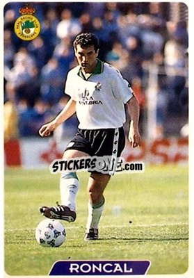 Cromo Roncal - Las Fichas De La Liga 1995-1996 - Mundicromo