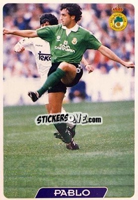 Sticker Pablo - Las Fichas De La Liga 1995-1996 - Mundicromo